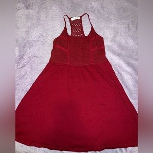Mango red dress